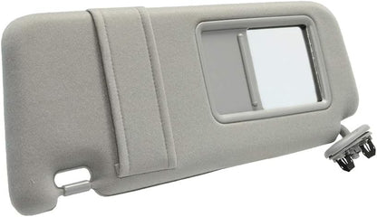 Left Driver Side Sun Visor Replacement for Toyota Camry 2007–2011 | Beige Sunshade Without Sunroof | Camry Hybrid Compatible