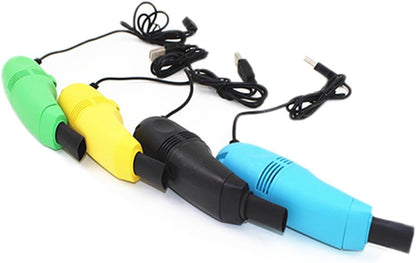 Mini USB Vacuum Cleaner for Keyboard – Portable Low Noise Computer Keyboard Cleaner with Large Dust Capacity for Laptop, PC, Car & Desk Cleaning