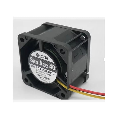 Brand new San Ace 40 Server Cooling Fan 12V DC 0.195A by Sanyo Denki – 40mm High Speed Brushless Fan for Server & Industrial Cooling