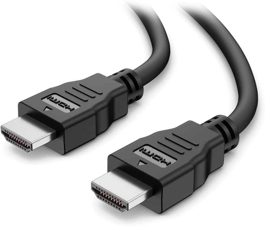 HDMI 2.0 Cable 1.5M Black – 4K & 5K @60Hz High-Speed HDMI Cable with Ethernet, Male to Male Plug & Play Audio Video Cable
