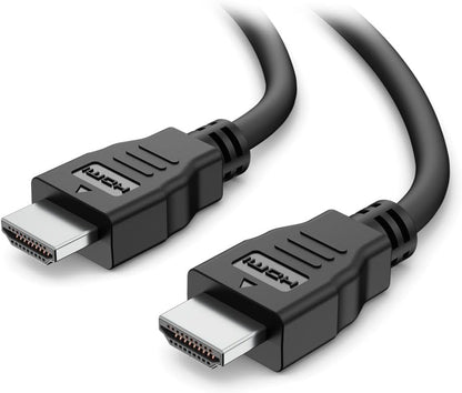 HDMI 2.0 Cable 1.5M Black – 4K & 5K @60Hz High-Speed HDMI Cable with Ethernet, Male to Male Plug & Play Audio Video Cable
