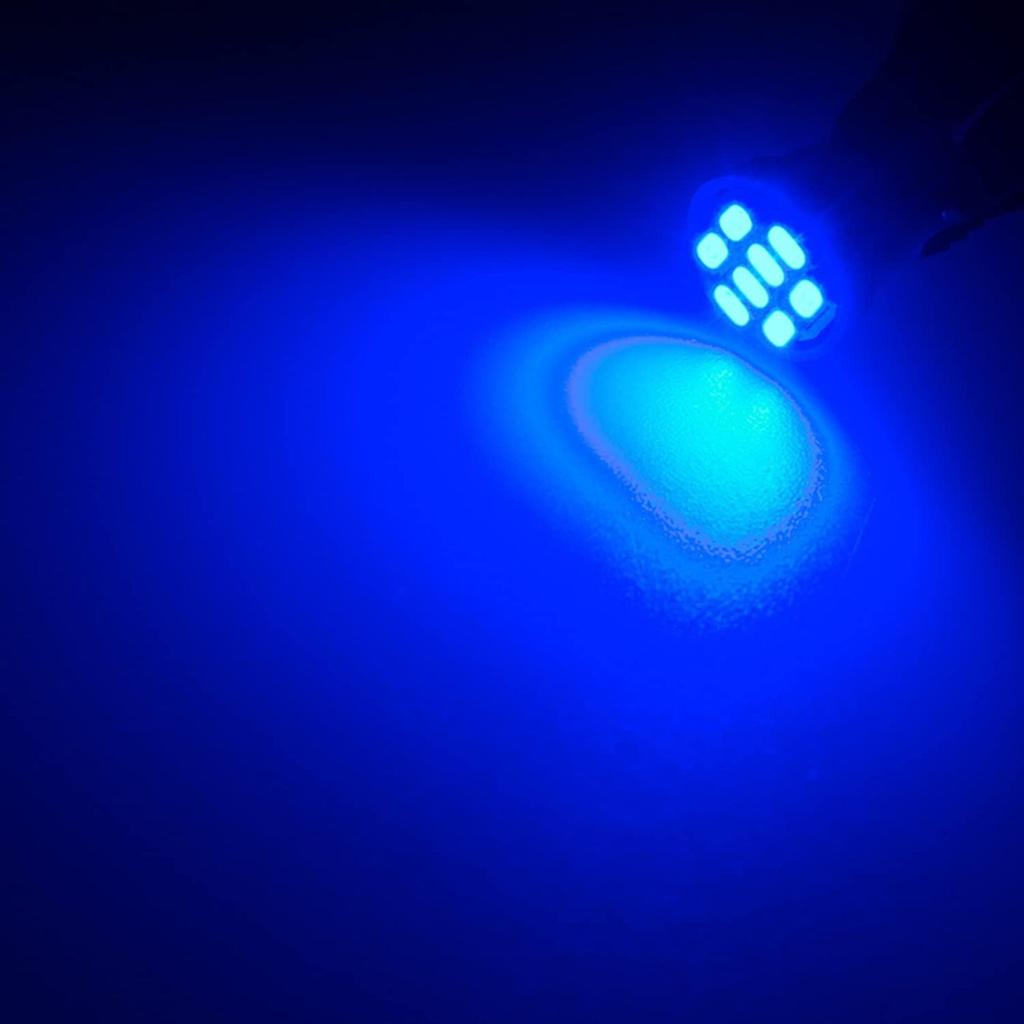 2 pcs T10 194 168 Blue LED Dashboard Instrument Light Bulbs – Super Bright 12V 8-SMD LED Gauge Cluster & Instrument Panel Lights for Car Interior