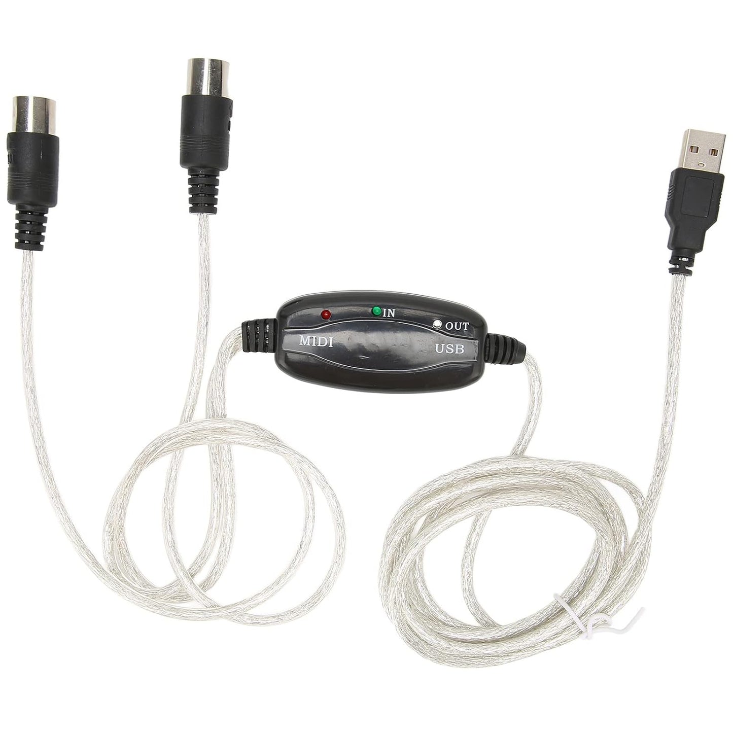 USB to MIDI Cable Converter – 16 Channel PC to Synthesizer Interface