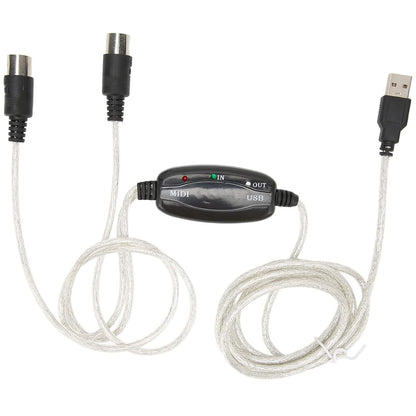 USB to MIDI Cable Converter – 16 Channel PC to Synthesizer Interface