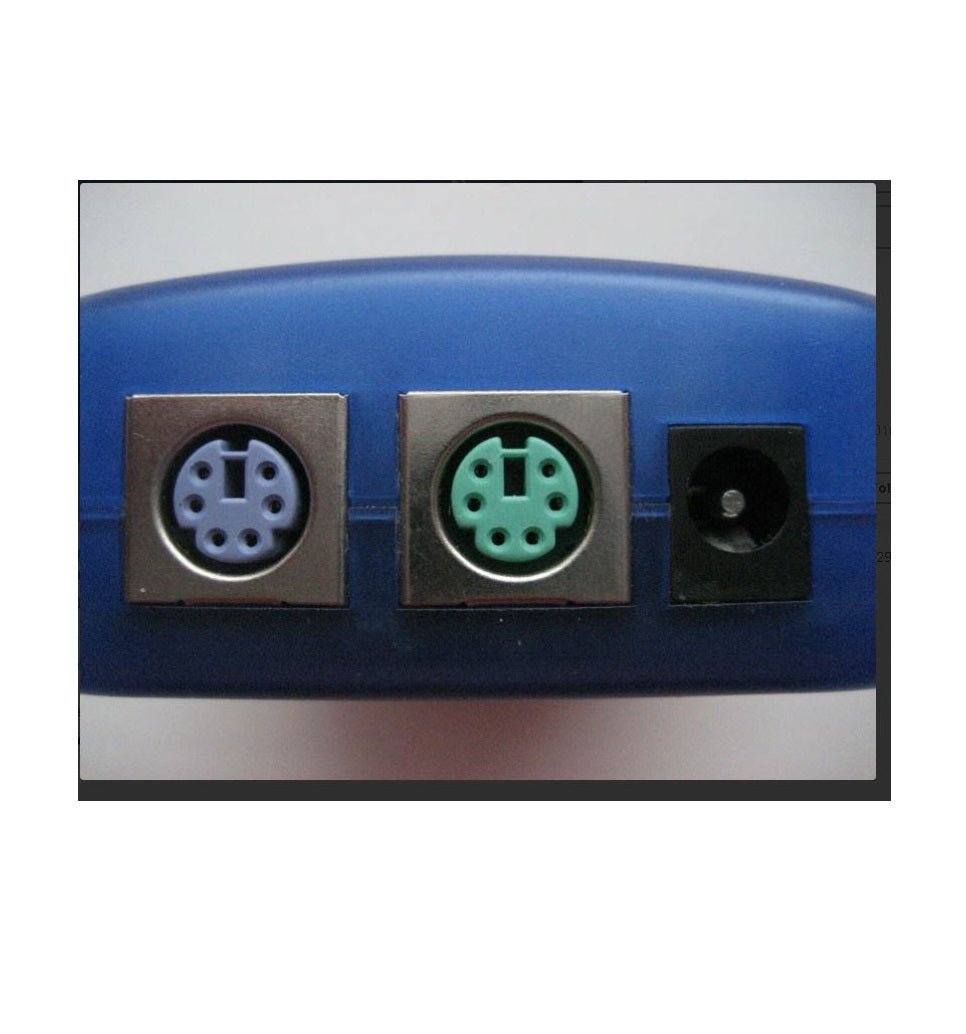 Branded Used KVM 2-Port Switch KVM-102-01 VGA PS/2 with Cables | Control 2 PCs with 1 Monitor, Keyboard & Mouse