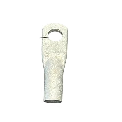 5 pcs 10mm x 6mm Heavy Duty Cable Lug Terminal Connector  | Durable Metal Wire Tube Lug for Secure Electrical Connections