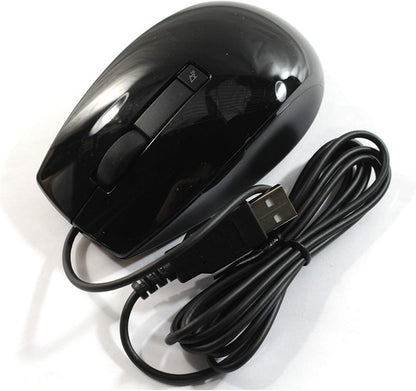 Dell Genuine J660D Premium 6-Button USB Laser Scroll Mouse Plug-N-Play for PC & Laptop