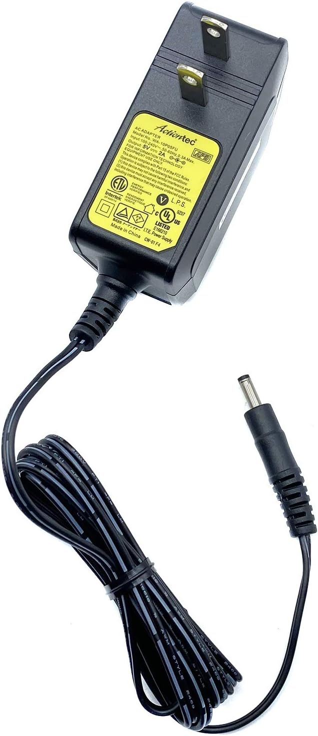 5 Volt 2 Amp AC Adapter 10W – 3.5mm DC Barrel Plug for Network Devices