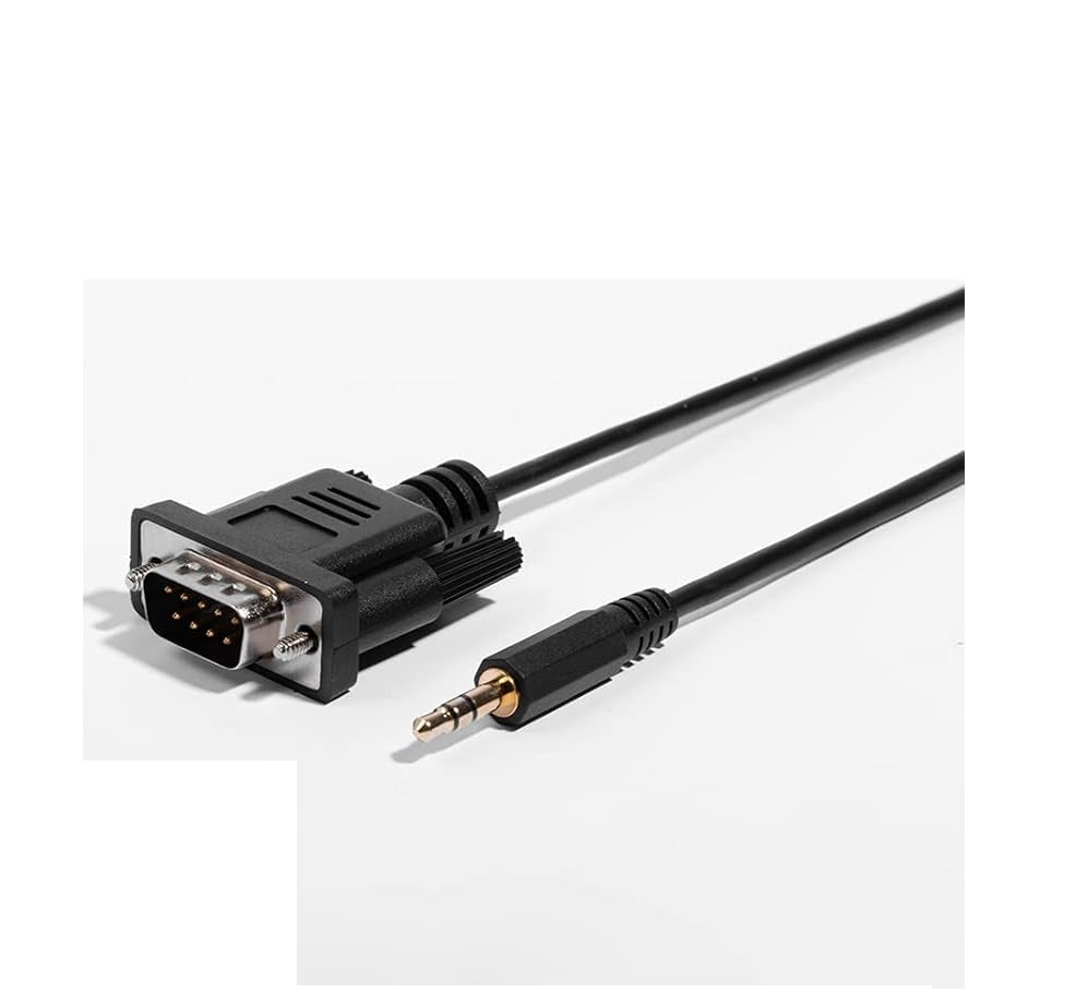 RS232 DB9 to 3.5mm 4-Pole Stereo Aux Cable 2 Meter – High Quality Data Transfer Serial Cable