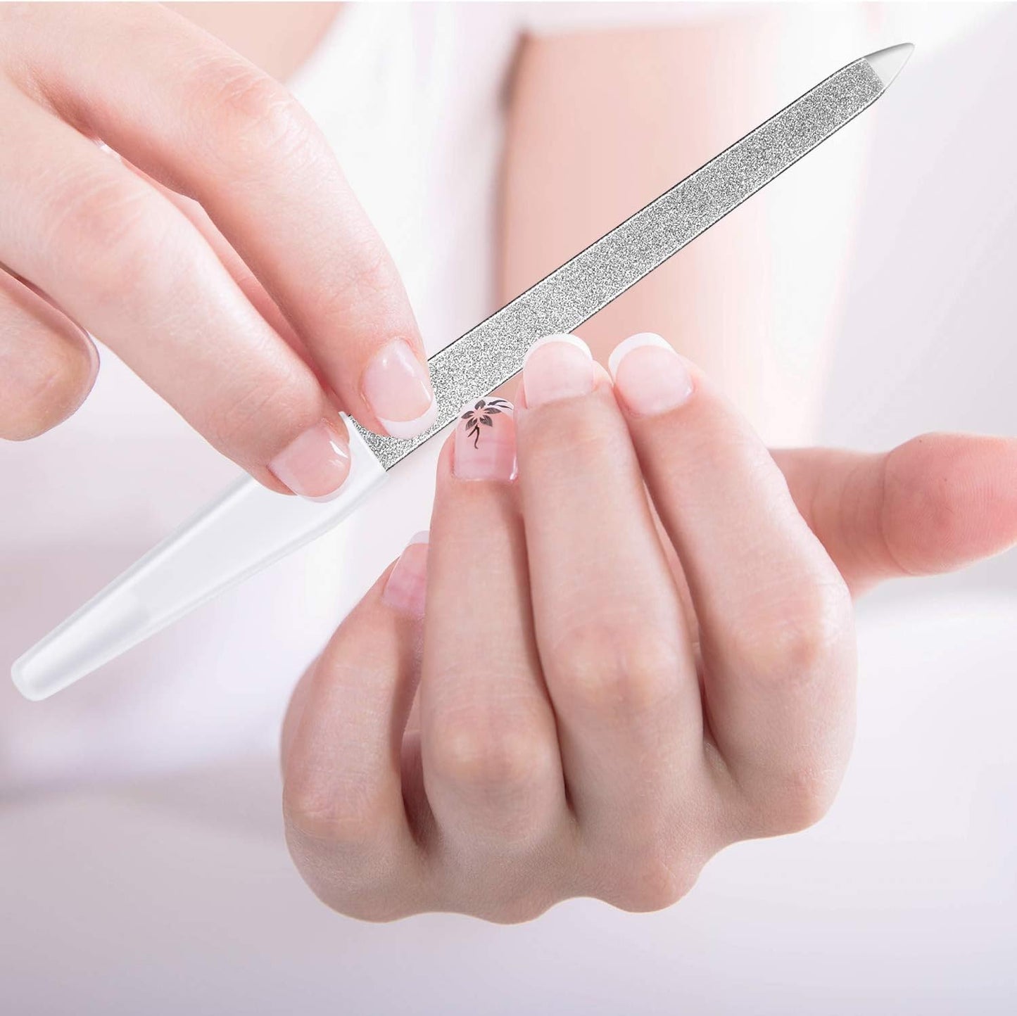 Metal Double Sided Nail File Stainless Steel Manicure Pedicure Files 6 inch – Product details – A One Pakistan