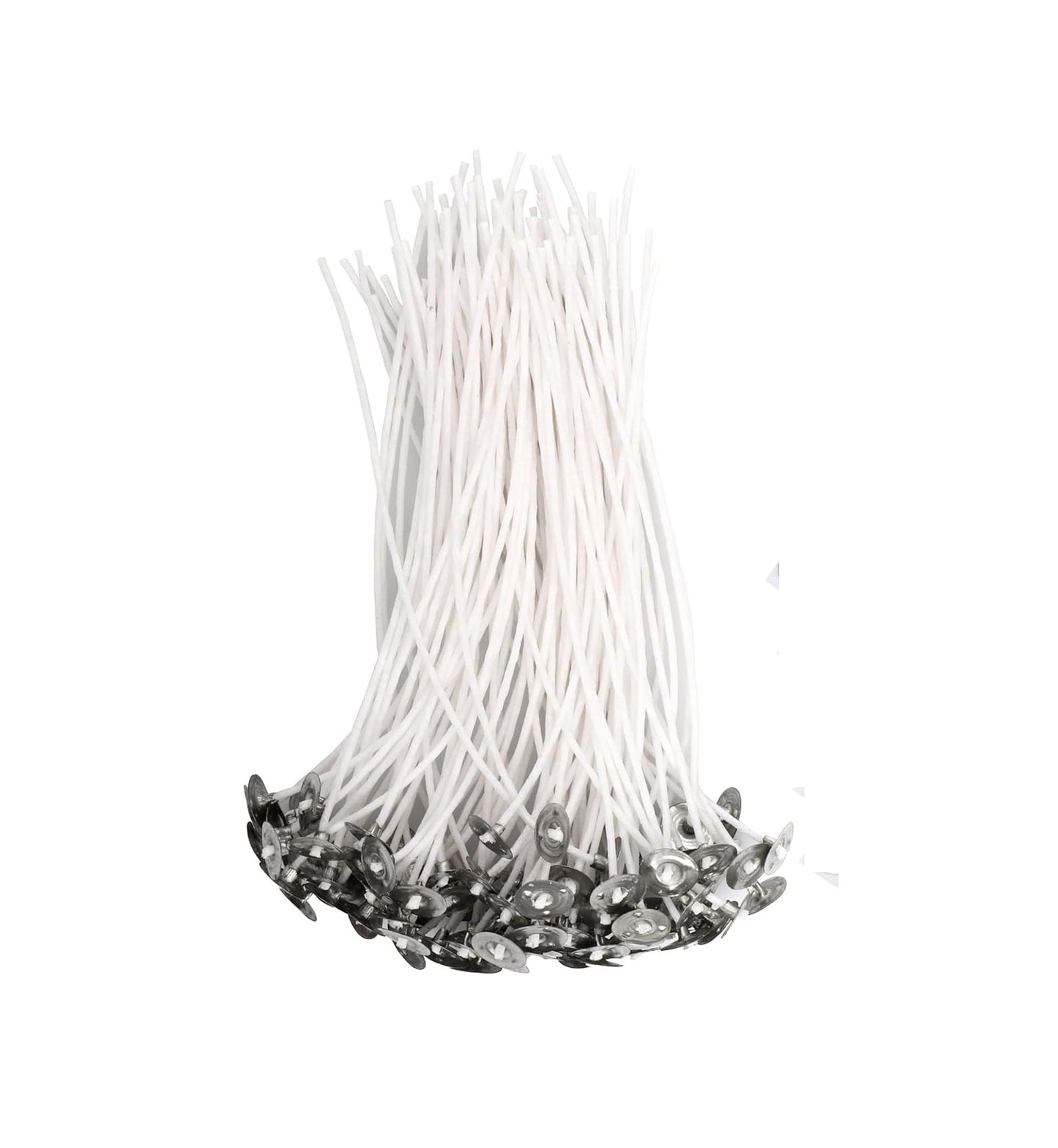 10 pcs Low Smoke Cotton Candle Wicks 8cm – Natural Lead-Free & Zinc-Free Candle Wicks for DIY Soy, Gel & Paraffin Wax Making