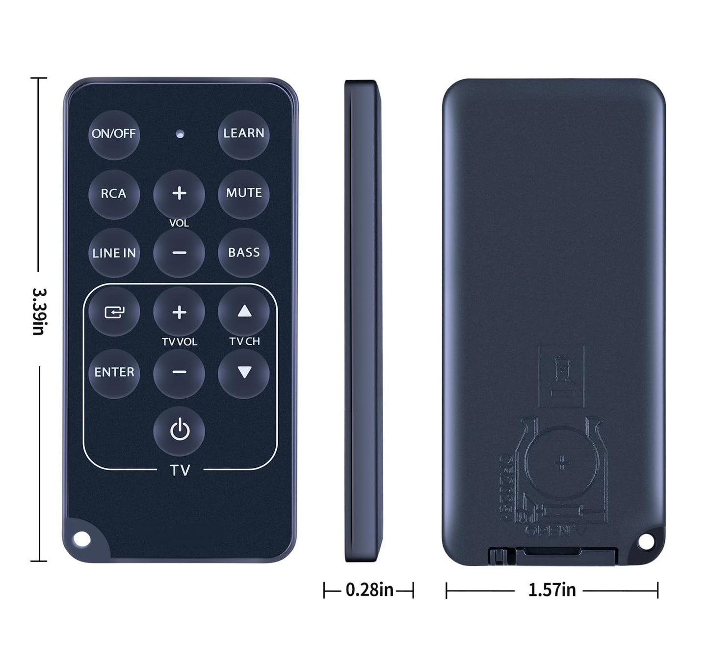 New Replacement Remote Control for Britz Digital Soundbar TV Speaker