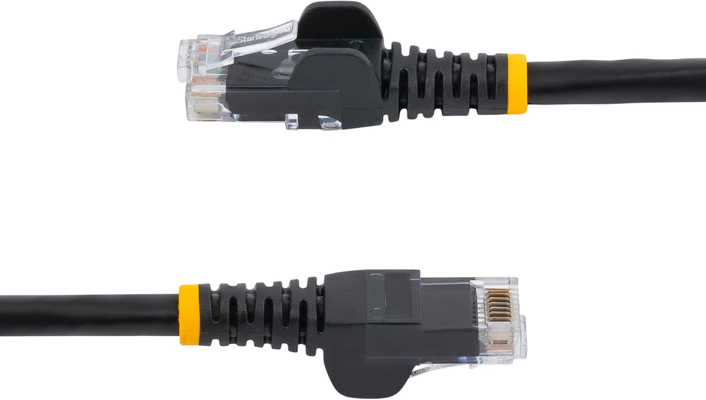 Star Tech Premium 6ft CAT6 Ethernet Cable LSZH – 10Gbps 650MHz RJ45 UTP Network Patch Cord, 100W PoE Support, Snagless with Strain Relief, Black (1.8m)