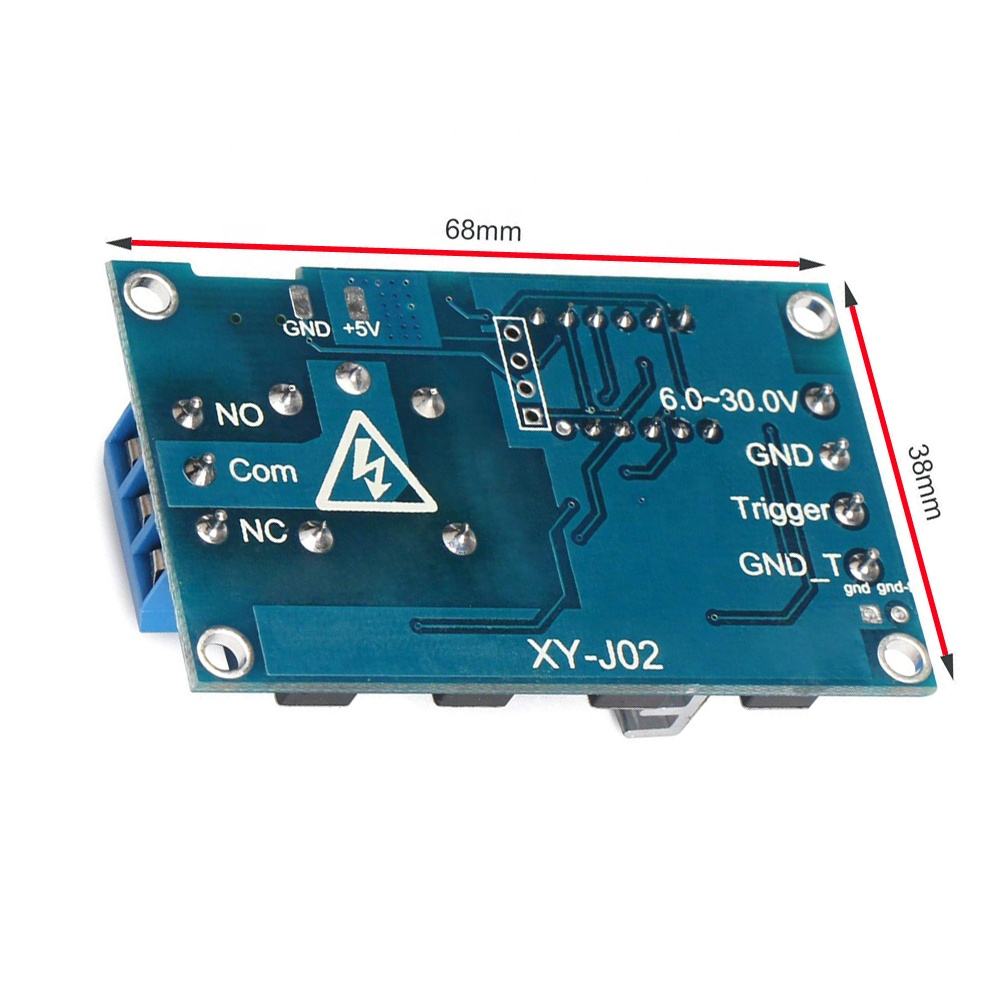 1 Channel Timer Relay Module DC 5V–36V – Cycle Delay Timer Switch with LED Display for Motors, Lights, Pumps & Automation Projects