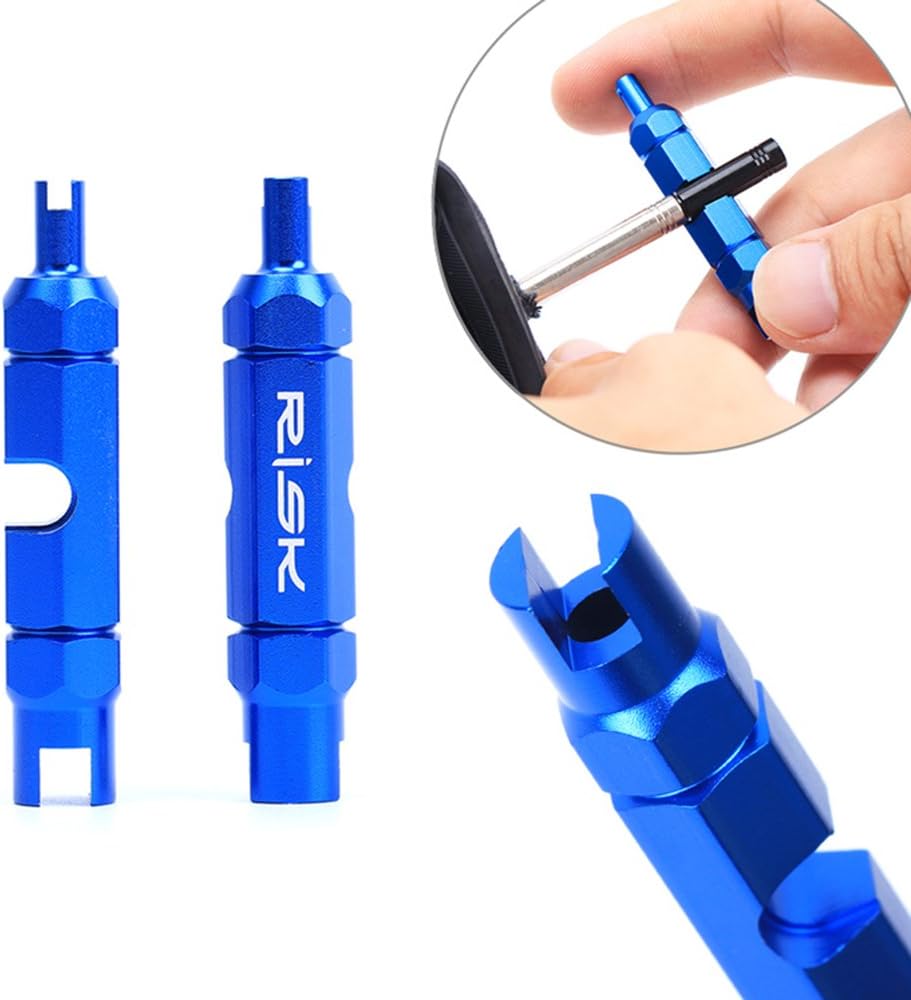 Bicycle Valve Core Removal Tool Schrader & Presta Extender 5mm Wrench Bike Valve Core Remover (1 Piece)