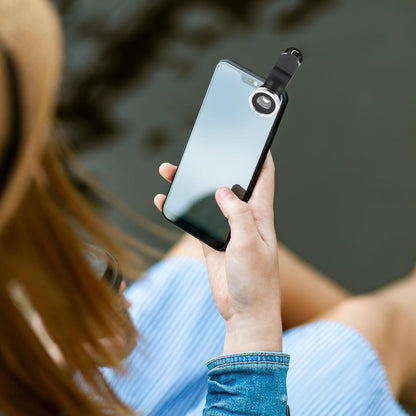 3-in-1 Phone Camera Lens Kit – Fisheye, Macro & Wide Angle Lenses for Smartphones, Universal Clip-On Mobile Photography Kit, Easy Installation Compatible with All Devices