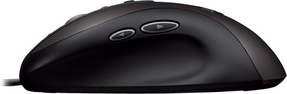 Logitech Wired Optical Mouse 5 Buttons with Scroll Wheel – High Precision USB Mouse for PC & Laptop (Ergonomic Design)