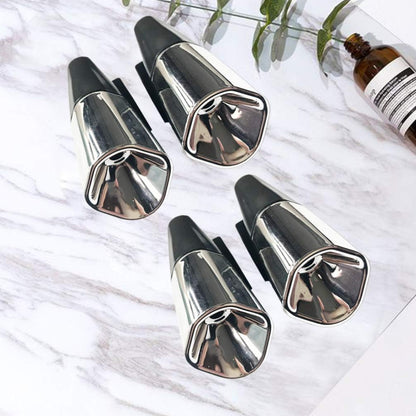 2PCS Universal Car Deer Whistle – Silver Auto & Motorcycle Safety Warning Alert Device.