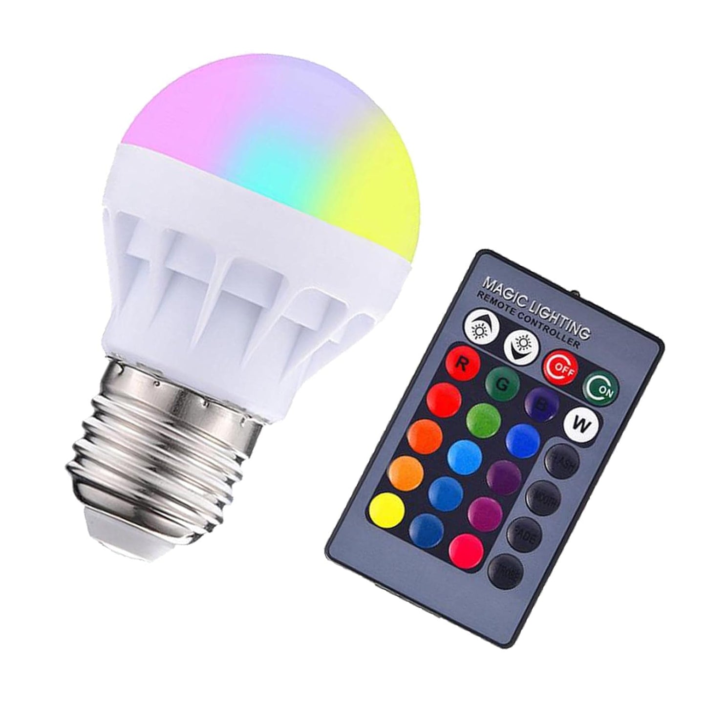 Remote Control Colorful LED Bulb - E27-RGB -220V