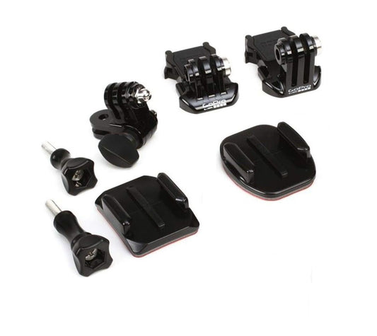 GoPro Mounting Accessories Kit – Adhesive Mounts, Quick Release Buckle, Pivot Arm & Thumb 3 Screws Set