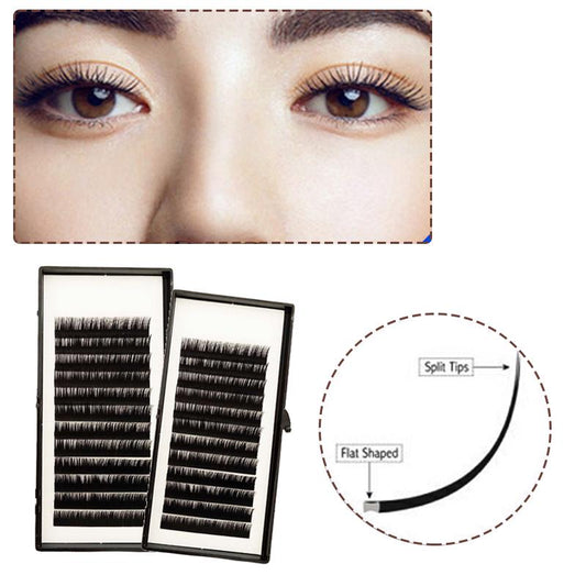 H&L SINCE 1990 16Rows Faux Mink Individual Eyelash Lashes Maquiagem Cilios for Professionals Soft Mink Eyelash Extension length 13mm ,thickness 0.15mm curl c