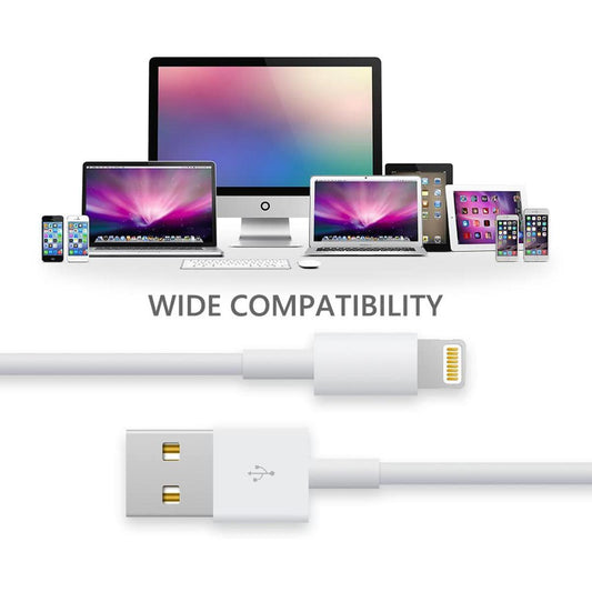 Lightning to USB Cable Charging Cord MFi Mini White 1M Original Certified cable Mobile Fast Charging & Data Cable Best Premium Quality Top Fine