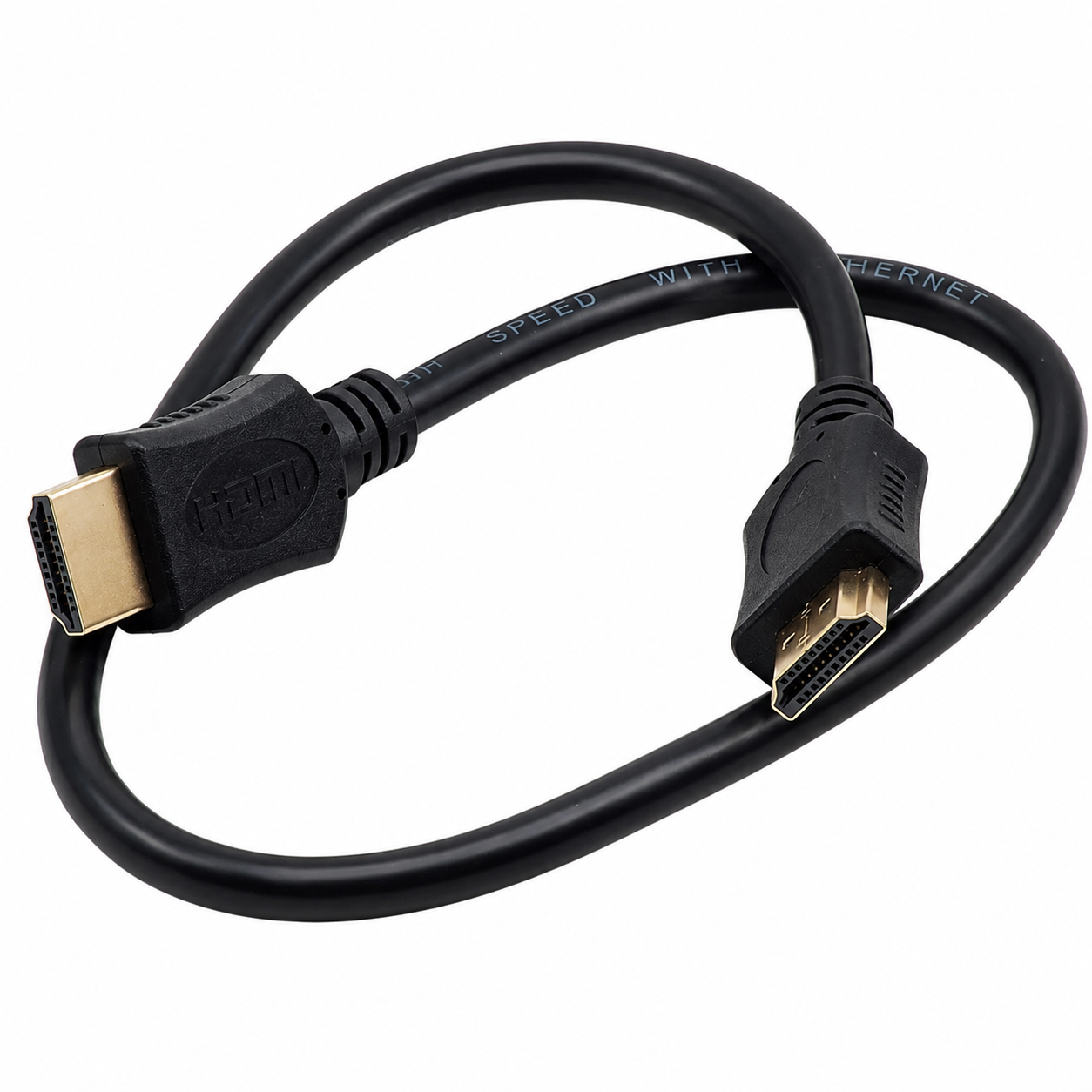 Short High Speed HDMI to HDMI Cable | HDMI Type A Male to Male (19-Pin) | 4K UHD & 1080P Compatible | Durable HDMI Audio & Video Cable for TV, Monitor, PC, Laptop, Projector, Gaming Consoles, Sound Bar, TV Stick, TV Box, Streaming & Casting Devices