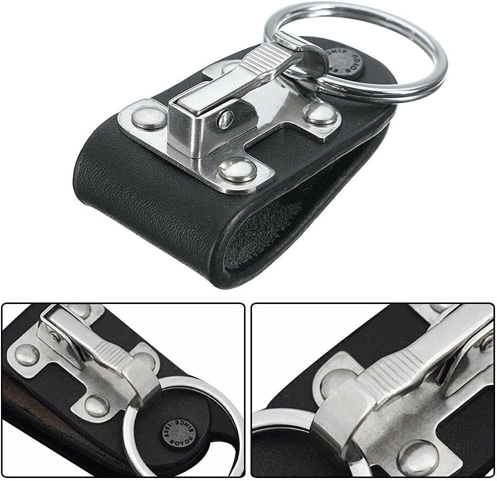 B910 Zinc Alloy Keychain Stylish & Durable Car Key Ring Holder