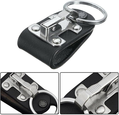 B910 Zinc Alloy Keychain Stylish & Durable Car Key Ring Holder