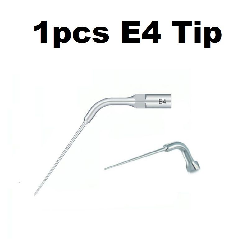 1 sigle pcs Woodpecker E4 Scaler Tip for UDS & EMS Ultrasonic Scalers – Dental Periodontal Scaling Tip
