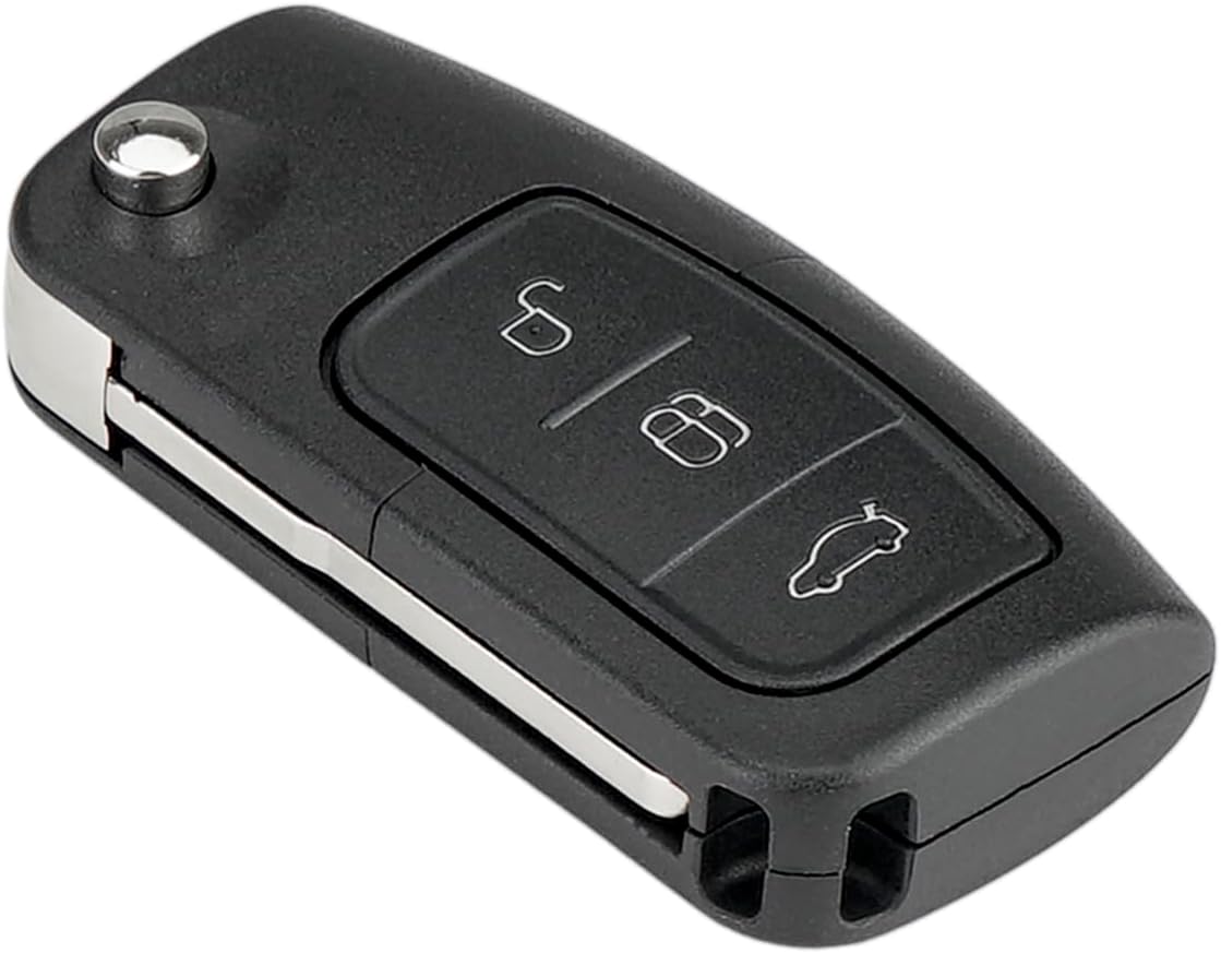 3 Buttons Car Key Cover Flip Folding Replacement
