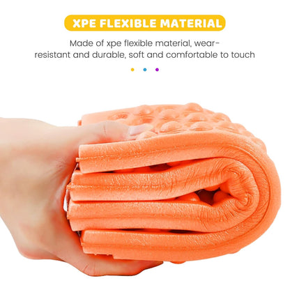 Moisture Proof Foldable EVA Foam Folding Mat Cushion Seat Camping Foldable Picnic Hiking Park Backpacking Mountaineering 39cm x 28cm x 2cm Moisture Proof Floor Mat A One Product