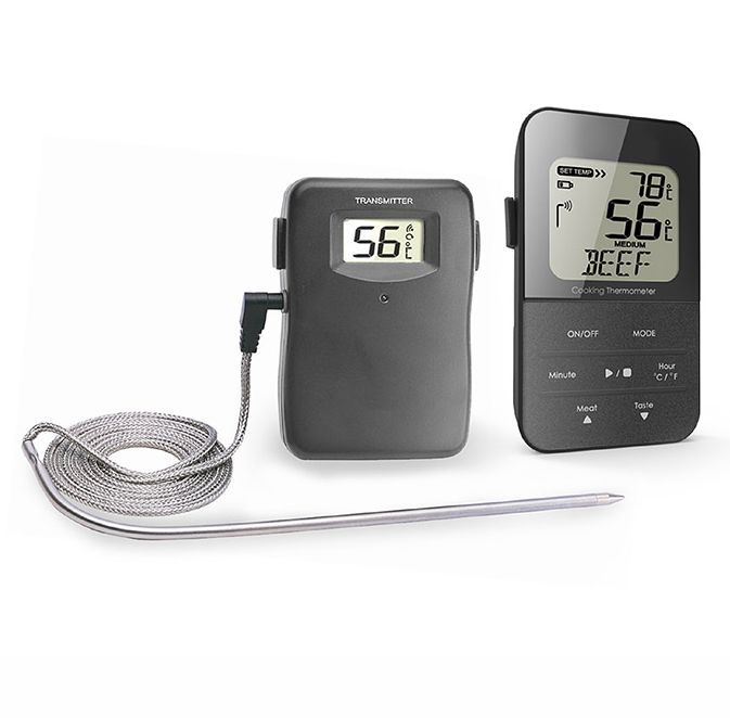 🌡️ Wireless Roasting Thermometer Coline – Digital BBQ & Oven Meat Thermometer with Probe for Kitchen & Grill