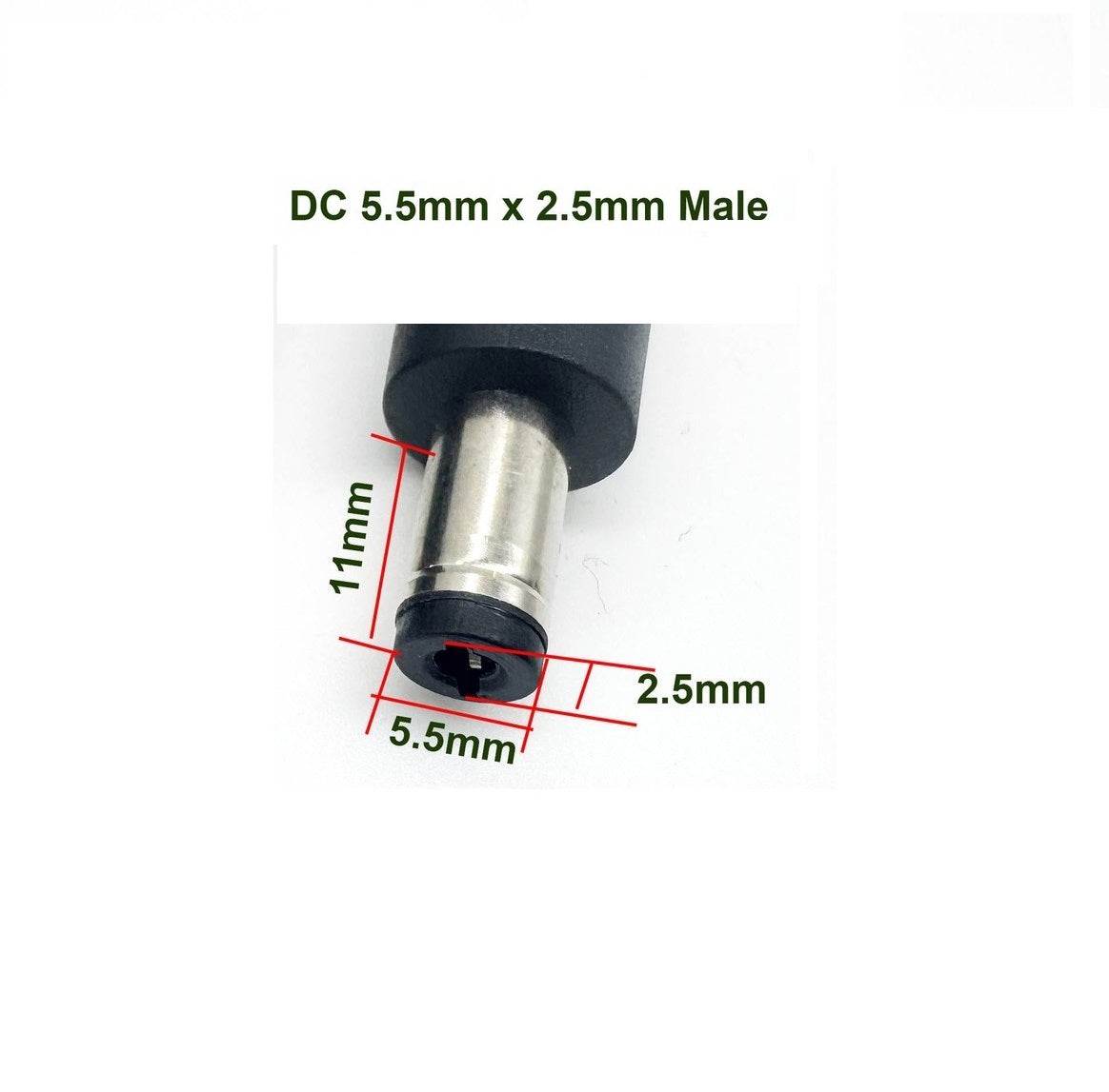 8V 2A AC to DC Power Adapter L Shape DC Pin 5.5mm x 2.5mm | 100-240V Input | Switching Power Supply | Long Cable | High Quality