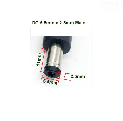 8V 2A AC to DC Power Adapter L Shape DC Pin 5.5mm x 2.5mm | 100-240V Input | Switching Power Supply | Long Cable | High Quality