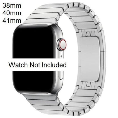 i Watch Link Bracelet band stainless steel 38mm 40MM 41MM Silver