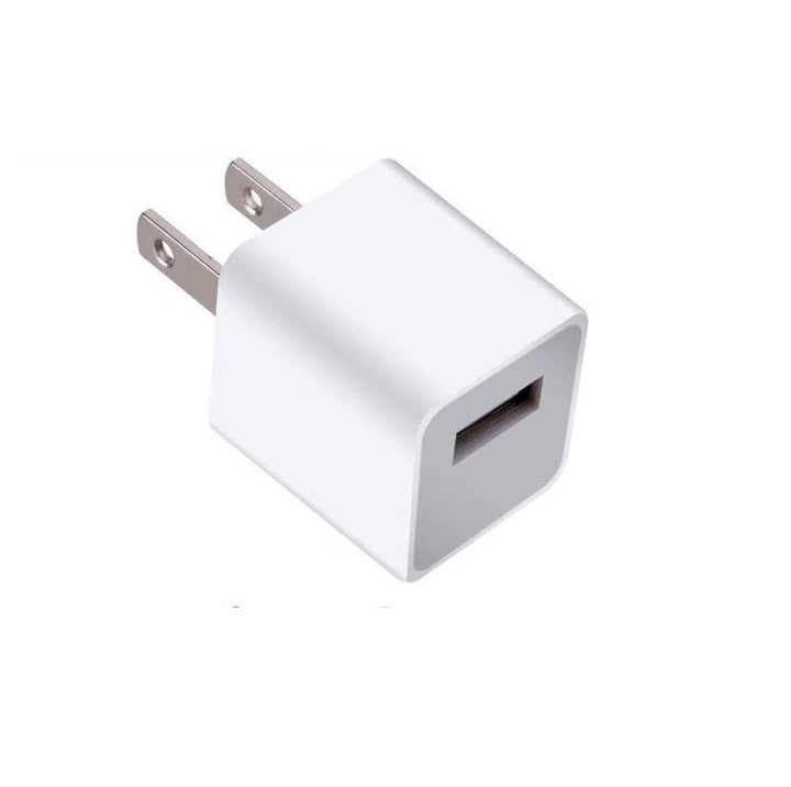1 pcs A1385 Travel USB Wall Charger 5V 1A Fast Charging Power Adapter White for Smartphones & Tablets