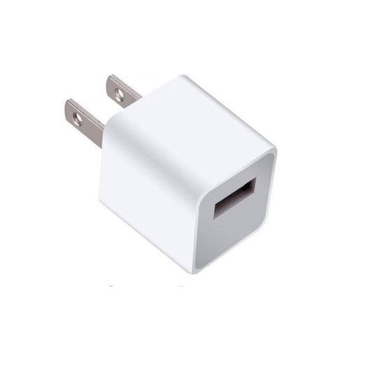 1 pcs A1385 Travel USB Wall Charger 5V 1A Fast Charging Power Adapter White for Smartphones & Tablets