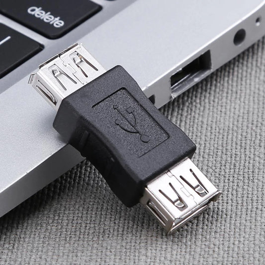 Female to Female Coupler Jointer USB Plug Adapter