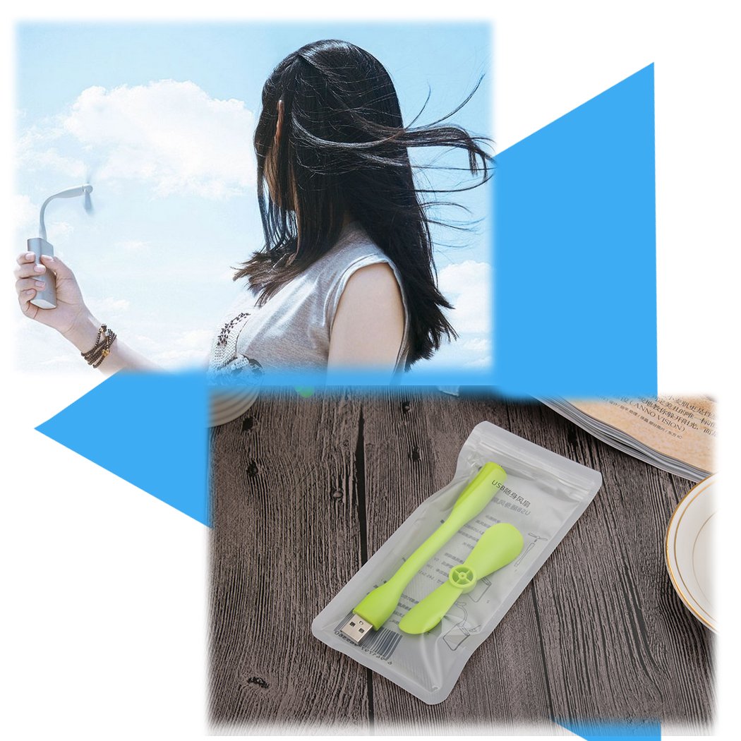 Mini Fan USB Universal Portable Laptop Powerbank Smartphone Colorful Computer Car Tester Adapter Hub Cooling Adjustable Flexible Desk Office Summer
