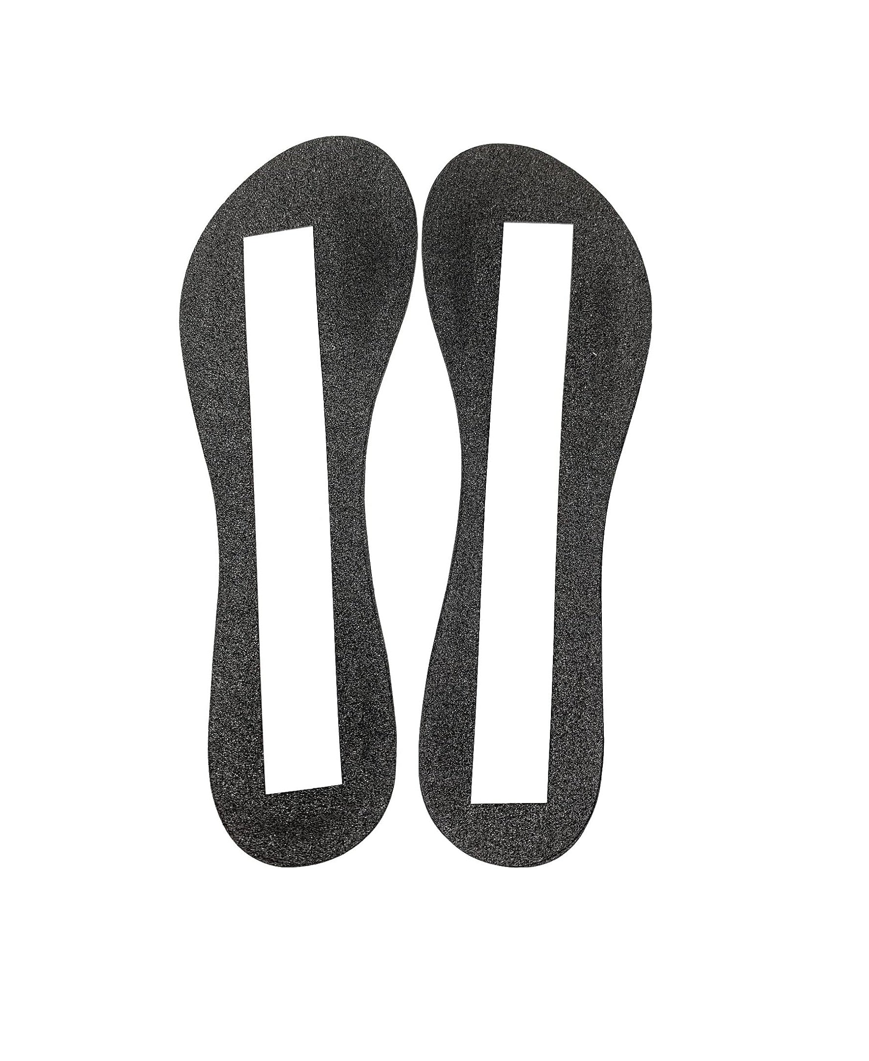 Happystep Women Thin Shoe Insoles 20cm – Cushion Pads for High Heels, Pumps, Flats & Sandals, Shock Absorption Heel & Ball Support, Comfortable Black Insoles