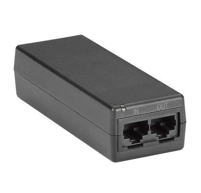 Phihong IEEE 802.3af Midspan Gigabit Single Port PoE Injector 56V 0.275A 15W | 10/100/1000Mbps Ethernet Power Adapter for IP Cameras, Access Points & VoIP Phones