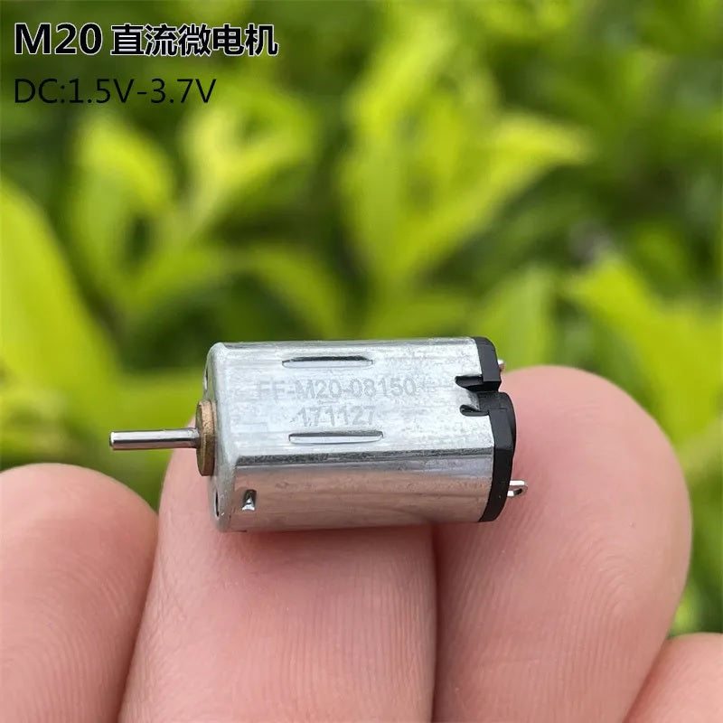 Mini 8mm*10mm FF-M20 Metal Brush Motor DC 3V 3.7V 5V 6V High Speed Engine for Precision Digital Camera Equipment Toy DIY Car Boat Gear Cameras, toys, beauty , massage tools, vibrators, locks Model M20FF-10100