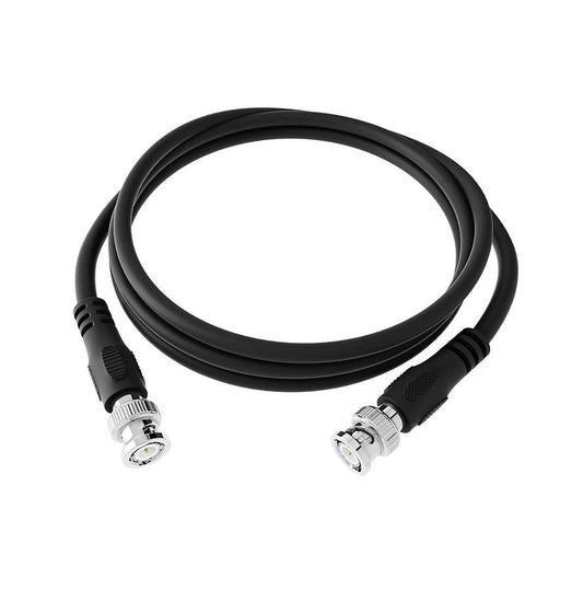 2 Meter MainCore BNC to BNC RG58 50 Ohm CCTV Camera Video Coaxial Cable Lead Black