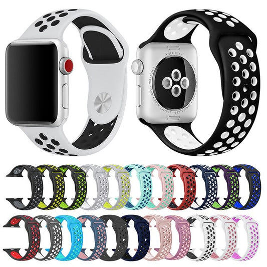 Soft Silicon Strap With Anti Lost Lock For i Watch Series 5 4 3 2 1,  Smart Watch 38mm 40mm Wrist Bracelet Strap(watch Not Included)