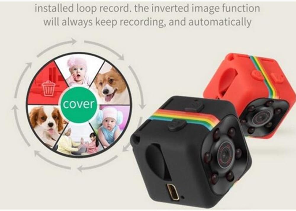 SQ11 Mini Camera 1080P  – sq11 Portable HD Nanny & Security Camera  With Night Vision & Motion Detection