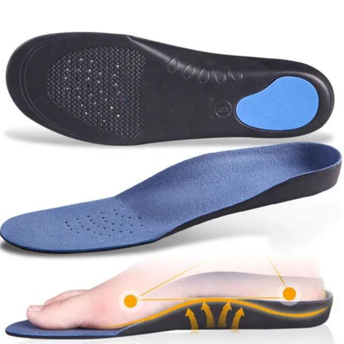 Flat Feet Arch Support Insole Orthotic Height 3cm High Quality 3D Premium Comfortable Plush Cloth Orthopedic Insoles Foot Pad XL 31cm