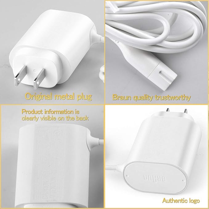 **⭐ Braun 12V 0.4A AC/DC Power Supply Adapter – Type 492-5218 (White)