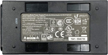 🔌 24V 0.5A PoE Gigabit Switching Mode Power Supply (12W) GENUINE UBIQUITI Branded Power Injector – Models: GP-A240-050 / GP-A240-050G / GP-H480-050G