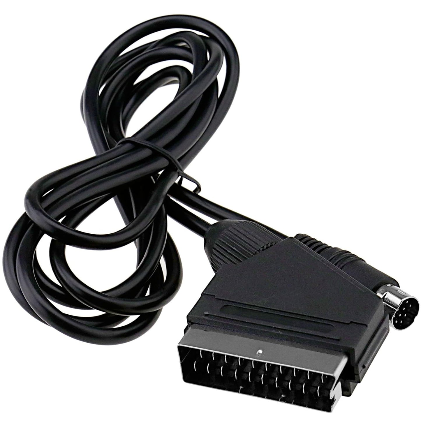 Real RGB SCART Cable TV Lead for Sega Saturn | High-Quality AV Video Cable | Clear Picture & True Color Output
